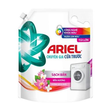 Nước giặt hương sen nhài cửa trước Ariel túi 3kg (1 Túi)